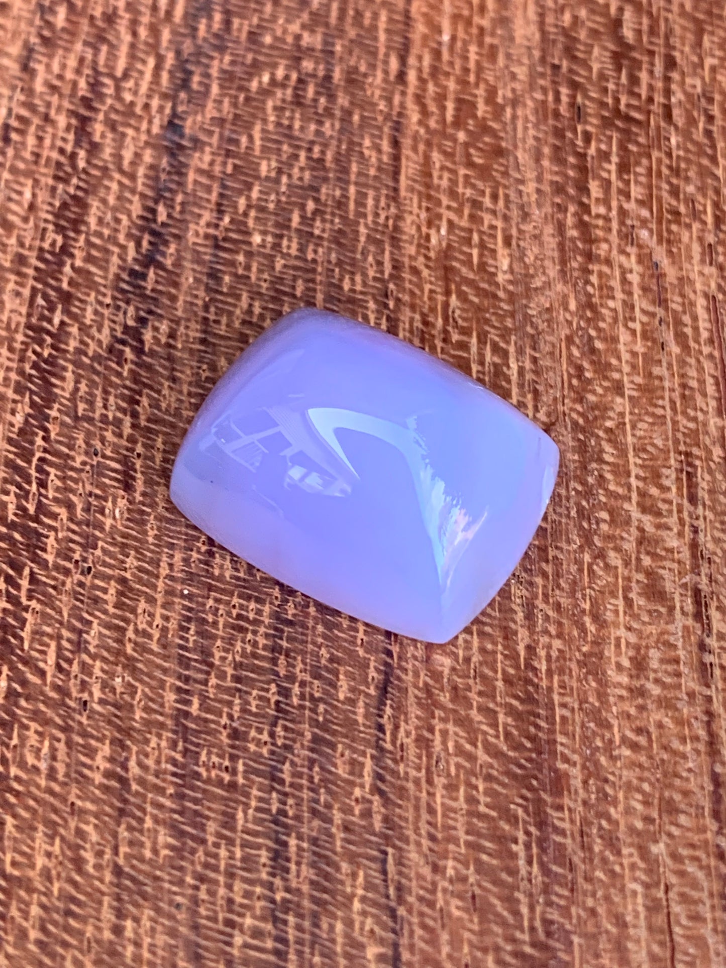 Holly Blue Agate 13.08 ct Sugarloaf Cabochon 15.9 x 12.3 x 8.5