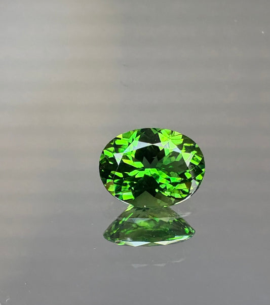 Chrome Tourmaline   1.35 ct  Oval Cut  8.3 x 6.3 mm