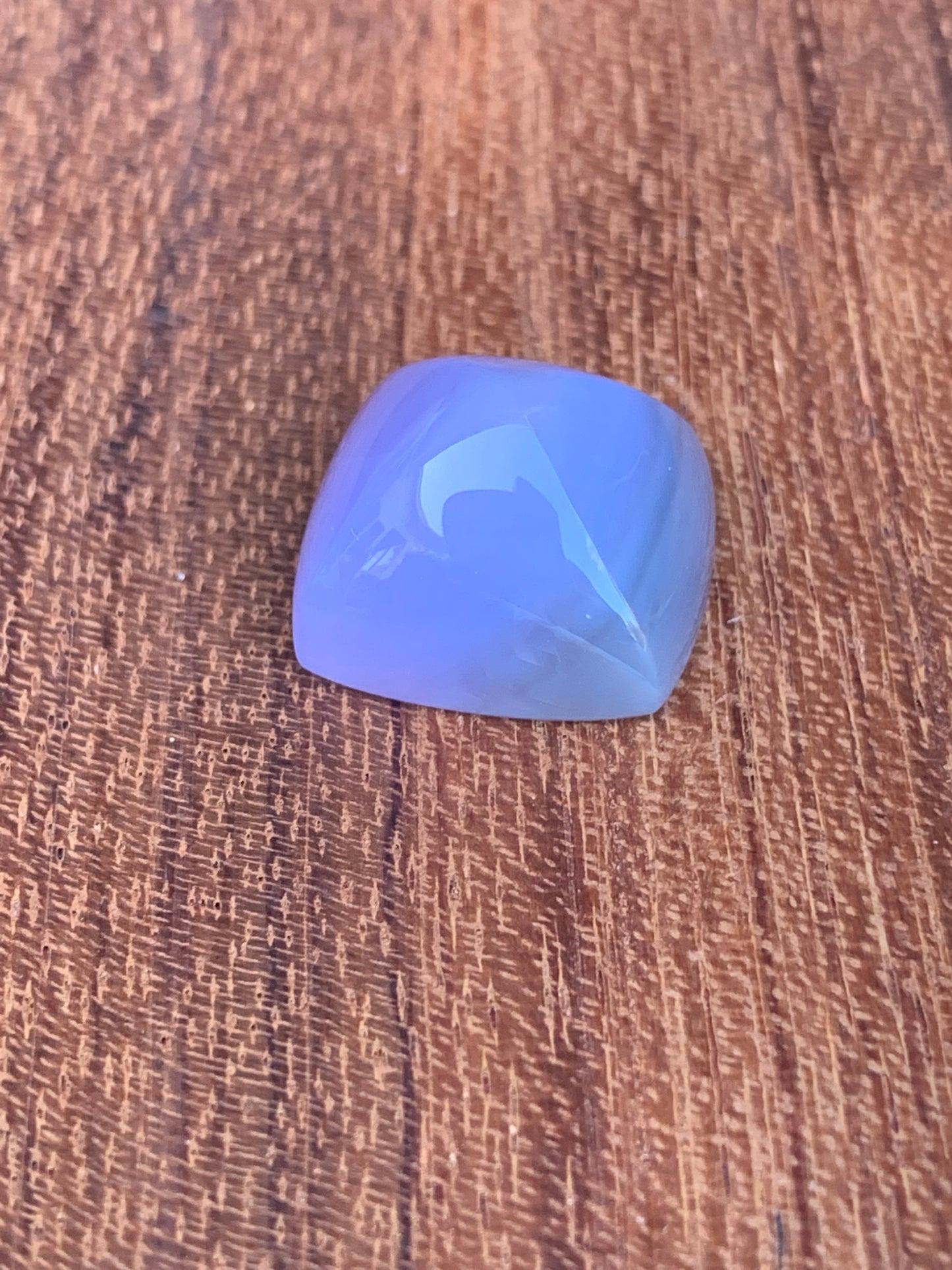 Holly Blue Agate   21.10 ct Sugarloaf Cabochon  16.6 x 15.0 x 11.1