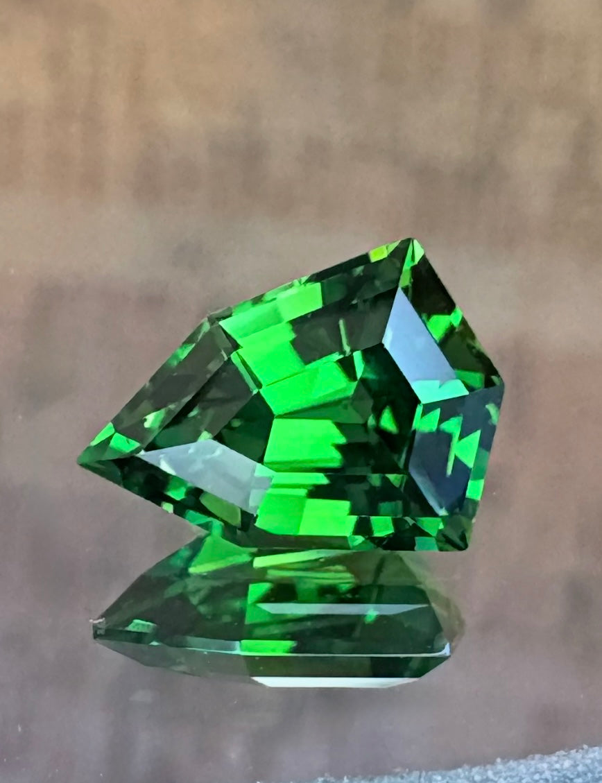 Chrome Tourmaline   1.93 ct  Kite Shape  10.2 x 7.4 x 5.0 mm